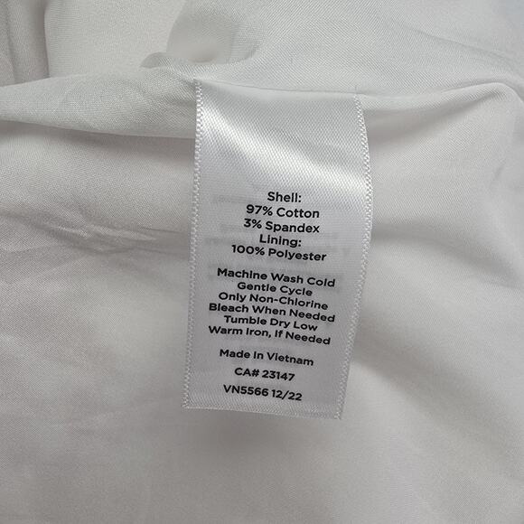 Talbots Skirt Size 22W Sailboat Tropical Palm Red White Preppy Lined Vacation - Picture 8 of 9